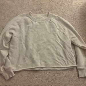 aerie oversized cropped sweater
